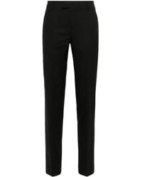 Ami Paris - High-Waist Tapered-Leg Trousers - Lyst