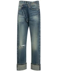 R13 - Crossover Straight-Leg Jeans - Lyst