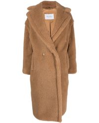 Max Mara - Notched-lapels Double-breasted Coat - Lyst