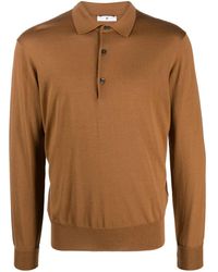PT Torino - Fine-Knit Virgin-Wool Polo Jumper - Lyst