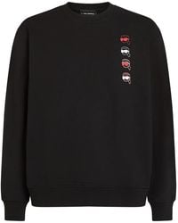 KARL LAGERFELD - Ikon Print Sweatshirt - Lyst