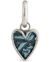 POISONED HEARTS - Heart-Motif Hoop Earrings - Lyst