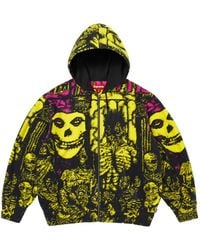Supreme - The Misfits Zip-Up Hoodie - Lyst