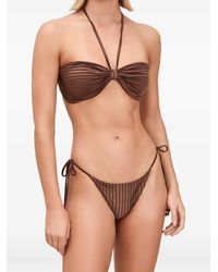 Devon Windsor - Gerafftes Reya Bikinihöschen - Lyst