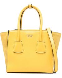 Prada - Shopper mit Logo-Schild - Lyst