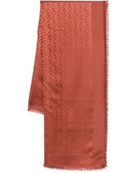 Fendi - Ff Logo-Pattern Scarf - Lyst