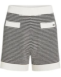 KARL LAGERFELD - Ikon Striped Shorts - Lyst