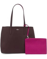 Lacoste - Anna Logo-Plaque Reversible Tote Bag - Lyst