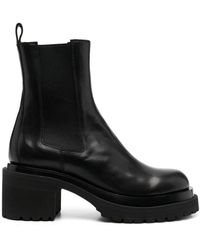 Officine Creative - 70mm Chunky Leather Boots - Lyst