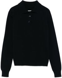 Maison Margiela - Wool Polo Shirt - Lyst