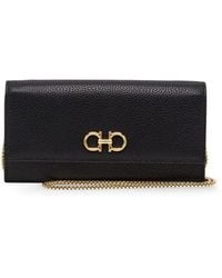 Ferragamo - Damen Gancini Brieftasche mit Kette - Lyst