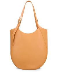 Longchamp - Large Le Foulonné Leather Shoulder Bag - Lyst
