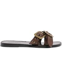 DSquared² - Flache Sandalen Mit Ösen - Lyst