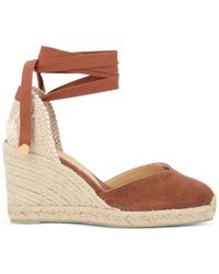 Castañer - Chiara Wraparound Heeled Espadrilles - Lyst
