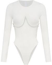 Dion Lee - Langärmeliger Body mit Cut-Outs - Lyst