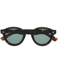 Lesca - Gaston Round Frame Sunglasses - Lyst