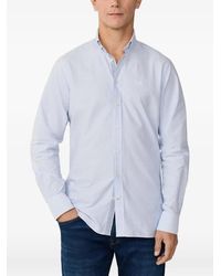 Hackett - Ticking-Stripe Button-Down Shirt - Lyst