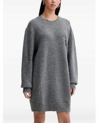 IRO - Distressed Long-Sleeve Dress - Lyst