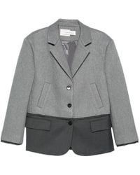 Feng Chen Wang - Blazer À Design Bicolore - Lyst