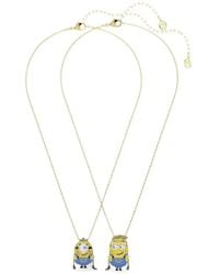 Swarovski - X Ucs Llc Minions Crystal-Embellished Necklaces (Set Of Two) - Lyst