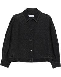 Max Mara - Long Sleeves Cropped Jacket - Lyst
