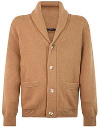 Herno - Shawl-Collar Cashmere Cardigan - Lyst