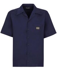 Dolce & Gabbana - Dg Essentials Short-sleeve Shirt - Lyst