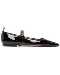 Thom Browne - Pointed-toe Patent Ballerina Shoes - Lyst