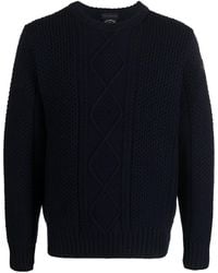 Paul & Shark - Cable-knit Long-sleeve Jumper - Lyst