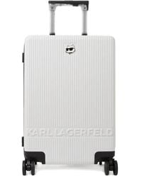 KARL LAGERFELD - Ikon Choupette Logo-Embossed Hard Luggage - Lyst