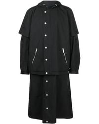 44 Label Group - Single-Breasted Trench Coat - Lyst