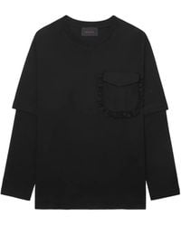 Simone Rocha - T-Shirt Con Ruches - Lyst