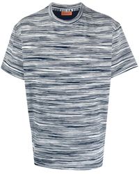 Missoni - Stripe-print Cotton T-shirt - Lyst