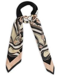La DoubleJ - Square Silk Twill Scarf With Ambrosia Print - Lyst