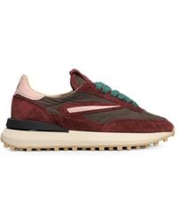 Date - Athleta Suede-Trim Sneakers - Lyst