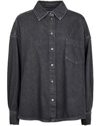 Weekend by Maxmara - Patch-Pocket Denim Shirt - Lyst