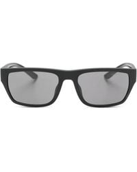 Emporio Armani - スクエアフレーム サングラス - Lyst