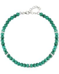 Mateo - Hex Nut Malachite Bracelet - Lyst