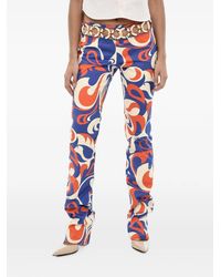 DSquared² - Gemusterte Hose Mit Cut-Out - Lyst