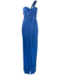 Manning Cartell Haute Pursuit One-shoulder Gown - Blue