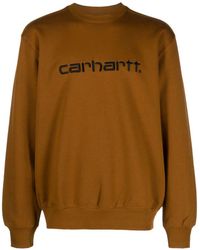 Carhartt - Sweatshirt mit Logo-Stickerei - Lyst