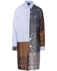 Pierre Louis Mascia - Alomhi Paisley Striped Shirt - Lyst