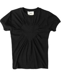 Coperni - ハート ギャザーtシャツ - Lyst
