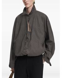 JNBY - Geometric-Print Oversized Shirt - Lyst