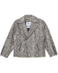 Won Hundred - Chaqueta con estampado de piel de serpiente - Lyst