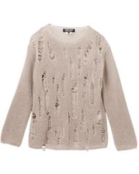 Comme des Garçons - Pullover Im Distressed-Look - Lyst