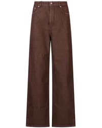 Sportmax - Vaqueros Beati Con Abertura Lateral - Lyst