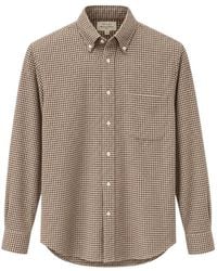 Hartford - Button-Down Overhemd Met Gingham Ruit - Lyst