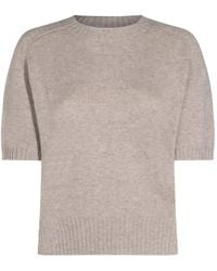 Allude - Short-Sleeve Cashmere Top - Lyst
