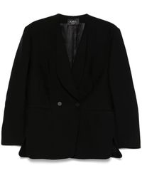 A.M.G - Double-Breasted Blazer - Lyst